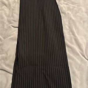 Old Navy petite strip wide leg pants